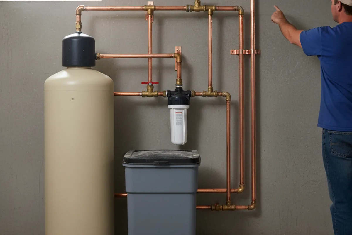 Whole-house water treatment system installed in Algodones